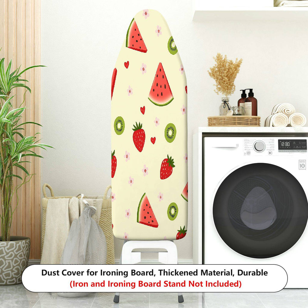 1-Piece Watermelon Strawberry Kiwi  Ironing Board Cover, Universal Size, Without Board