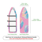 1-Piece Pink Galaxy Stars  Ironing Board Cover, Universal Size, Without Board