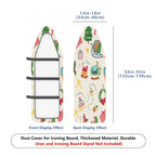 1-Piece Christmas Holiday Festive  Ironing Board Cover, Universal Size, Without Board