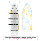1-Piece Sun Moon Star  Ironing Board Cover, Universal Size, Without Board