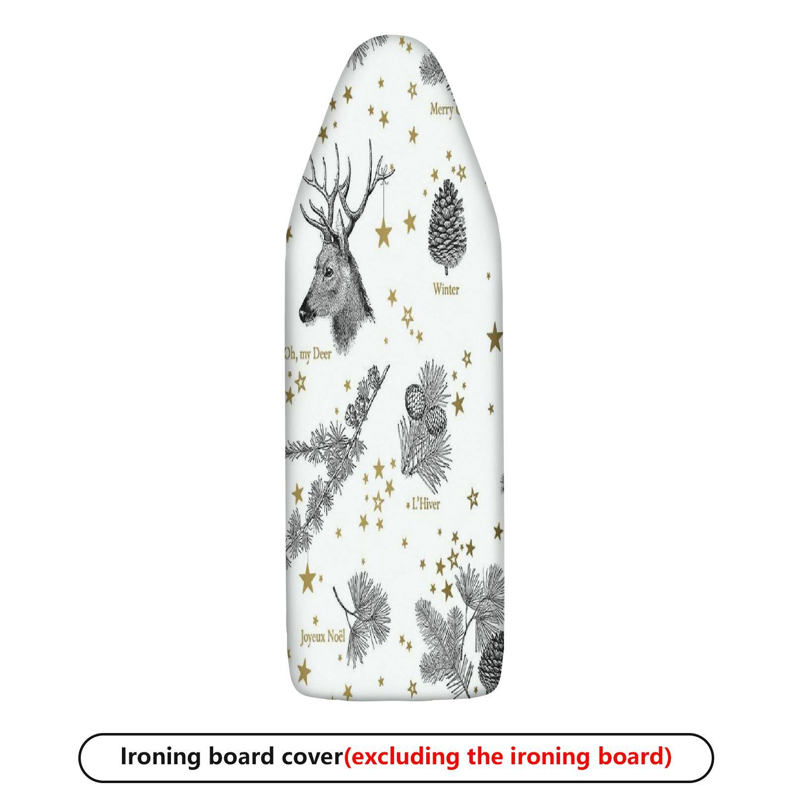 1-Piece Deer Pine Star  Ironing Board Cover, Universal Size, Without Board