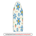 1-Piece Flower Strawberry Pattern  Ironing Board Cover, Universal Size, Without Board