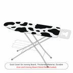 1-Piece Black White Animal Print  Ironing Board Cover, Universal Size, Without Board