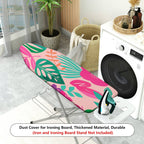1-Piece Floral Tropical Botanical  Ironing Board Cover, Universal Size, Without Board