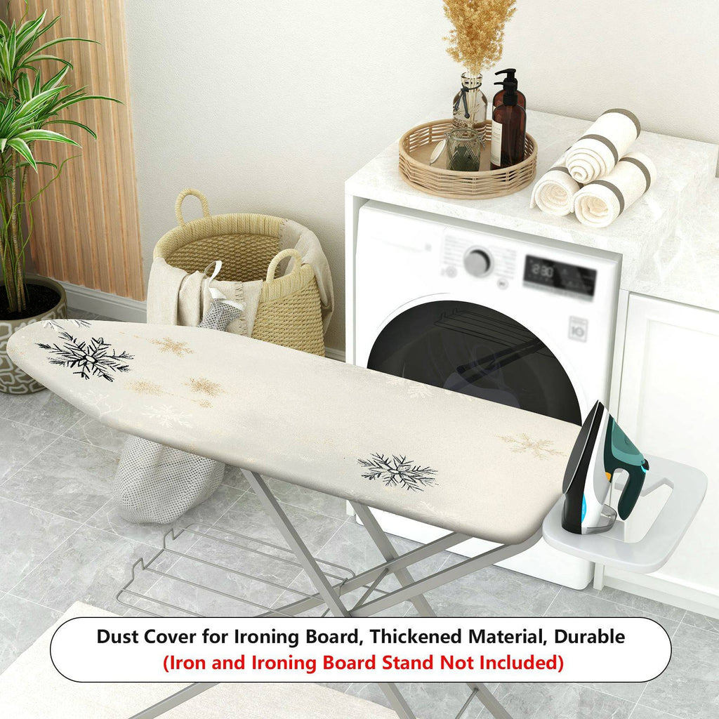 1-Piece Christmas Snowflake Winter  Ironing Board Cover, Universal Size, Without Board
