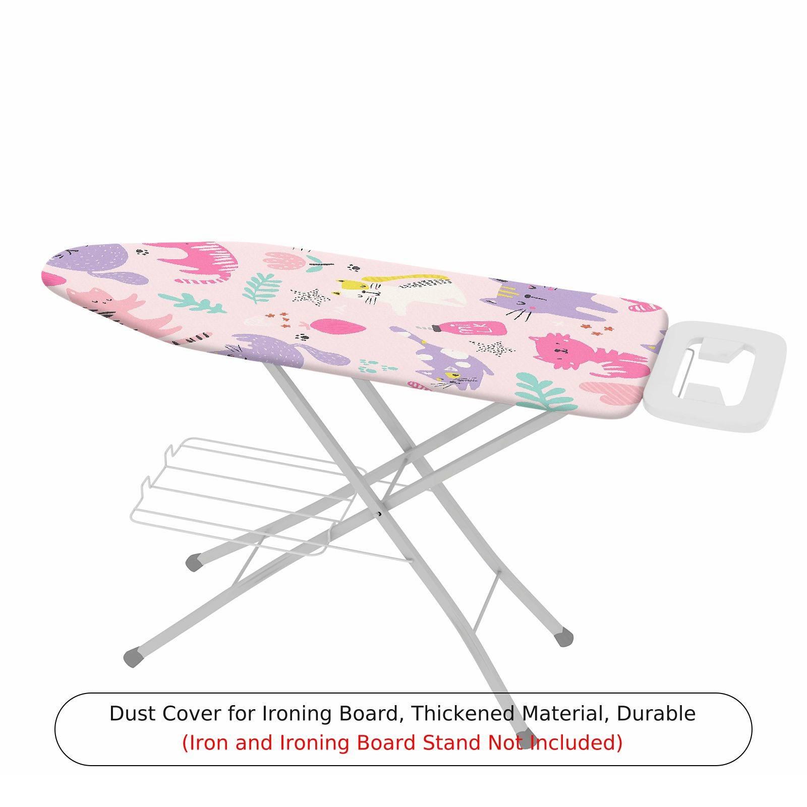 1-Piece Animal Pink  Ironing Board Cover, Universal Size, Without Board