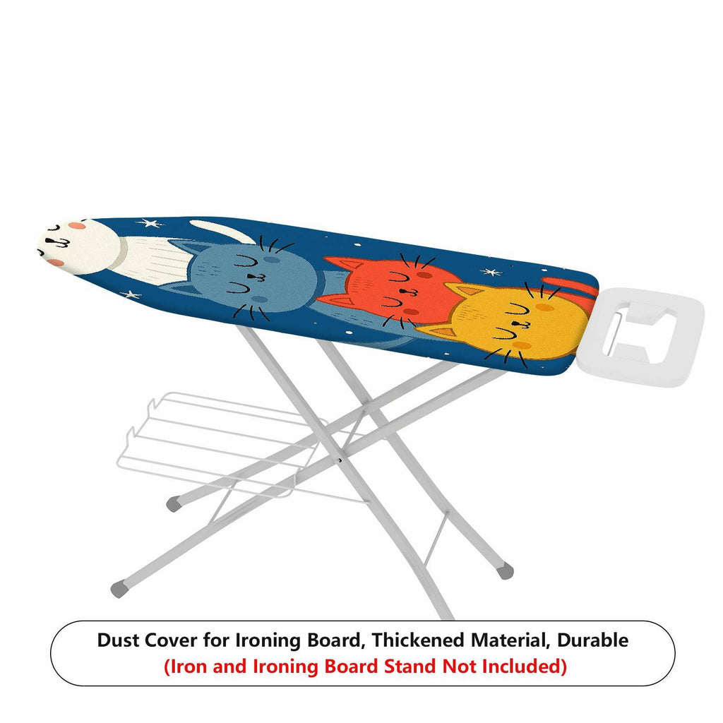 1-Piece Cat Starry Night  Ironing Board Cover, Universal Size, Without Board