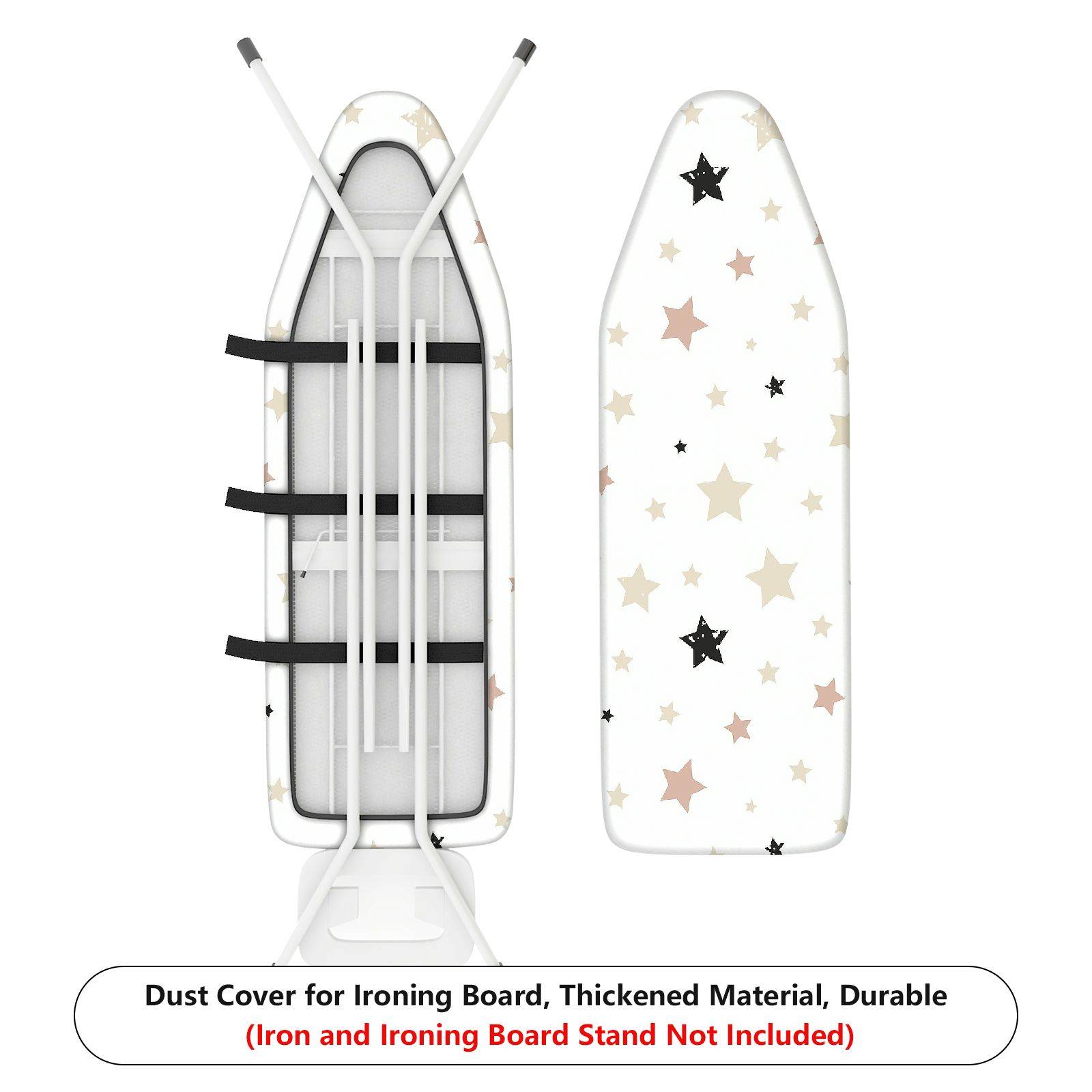 1-Piece Star Pattern Decor Stylish  Ironing Board Cover, Universal Size, Without Board