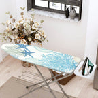 1-Piece Sea Shell Starfish Coral  Ironing Board Cover, Universal Size, Without Board