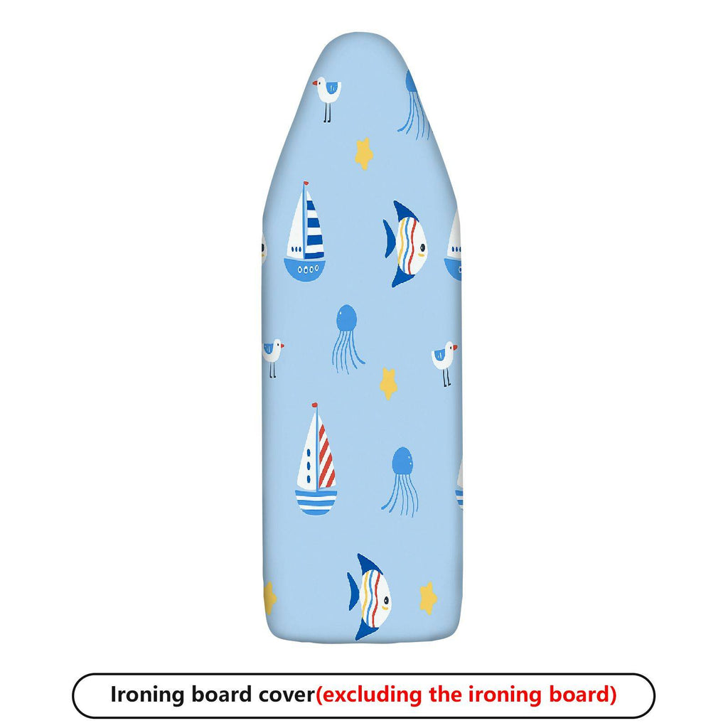 1-Piece Sea Fish Boat Star  Ironing Board Cover, Universal Size, Without Board