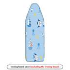 1-Piece Sea Fish Boat Star  Ironing Board Cover, Universal Size, Without Board
