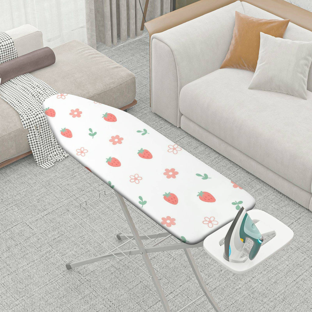 1-Piece Strawberry Floral  Ironing Board Cover, Universal Size, Without Board