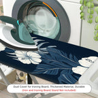 1-Piece Floral Tropical Leaf  Ironing Board Cover, Universal Size, Without Board