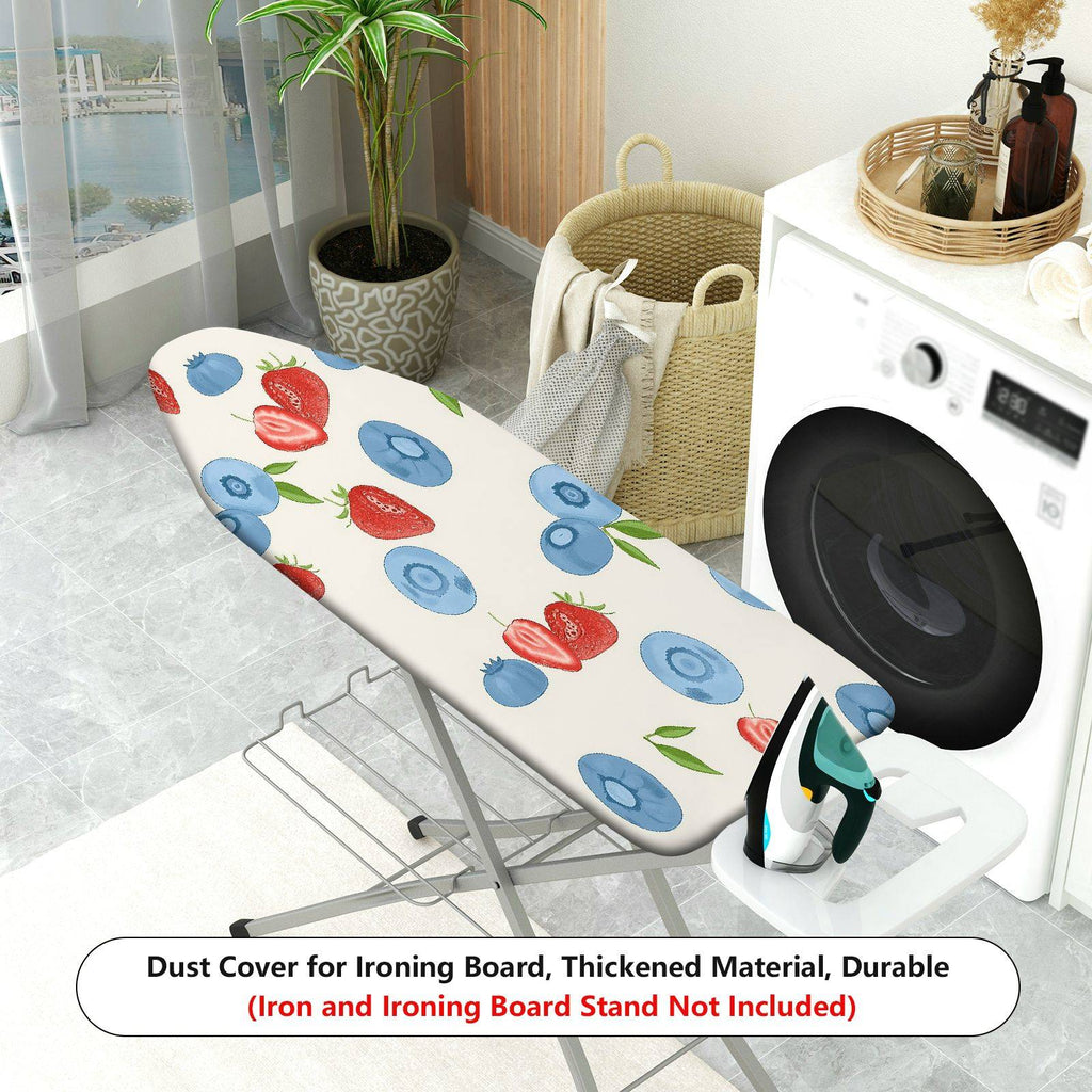 1-Piece Fruits Blueberry Strawberry  Ironing Board Cover, Universal Size, Without Board