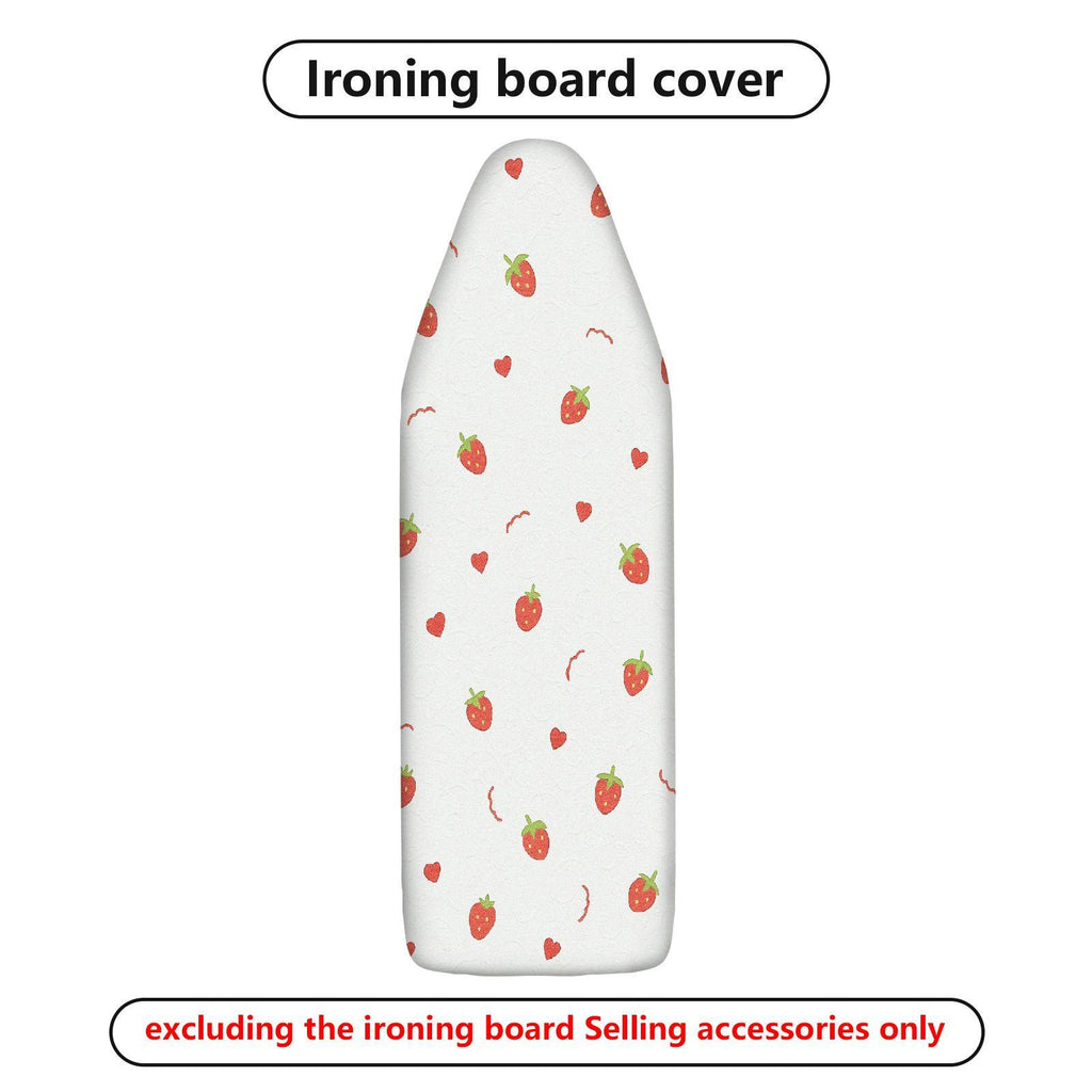 1-Piece Strawberry Heart Pattern Cute  Ironing Board Cover, Universal Size, Without Board