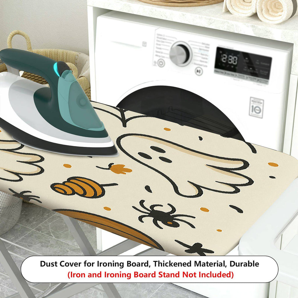 1-Piece Ghost Cat Spider  Ironing Board Cover, Universal Size, Without Board