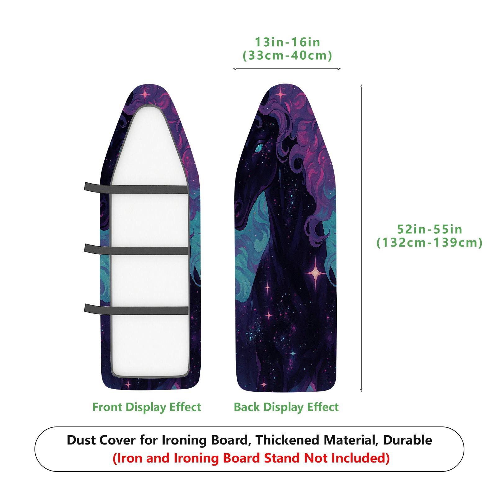 1-Piece Nebula Fantasy Starry  Ironing Board Cover, Universal Size, Without Board
