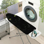 1-Piece Black Cat Halloween Eyes Mysterious  Ironing Board Cover, Universal Size, Without Board