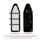 1-Piece Starry Sky Celestial Black  Ironing Board Cover, Universal Size, Without Board
