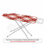1-Piece Christmas Checkered Plaid  Ironing Board Cover, Universal Size, Without Board