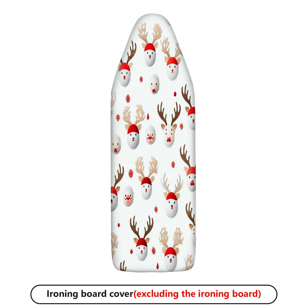 1-Piece Santa Reindeer Christmas  Ironing Board Cover, Universal Size, Without Board