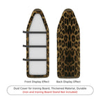 1-Piece Leopard Print Wild Animal Pattern Stylish  Ironing Board Cover, Universal Size, Without Board