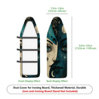 1-Piece Moon Starry Night Abstract  Ironing Board Cover, Universal Size, Without Board