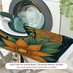 1-Piece Sun Moon Stars  Ironing Board Cover, Universal Size, Without Board
