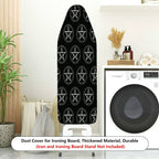 1-Piece Pentagram Black Star Pattern  Ironing Board Cover, Universal Size, Without Board
