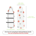 1-Piece Strawberry Bowknot Polka Dot  Ironing Board Cover, Universal Size, Without Board