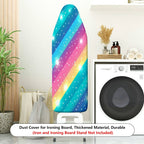 1-Piece Rainbow Sparkle Star  Ironing Board Cover, Universal Size, Without Board