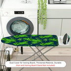1-Piece Green Stars Blue  Ironing Board Cover, Universal Size, Without Board