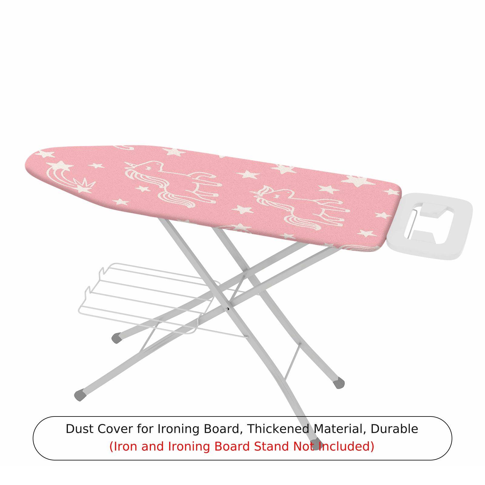 1-Piece Unicorn Star Pink  Ironing Board Cover, Universal Size, Without Board