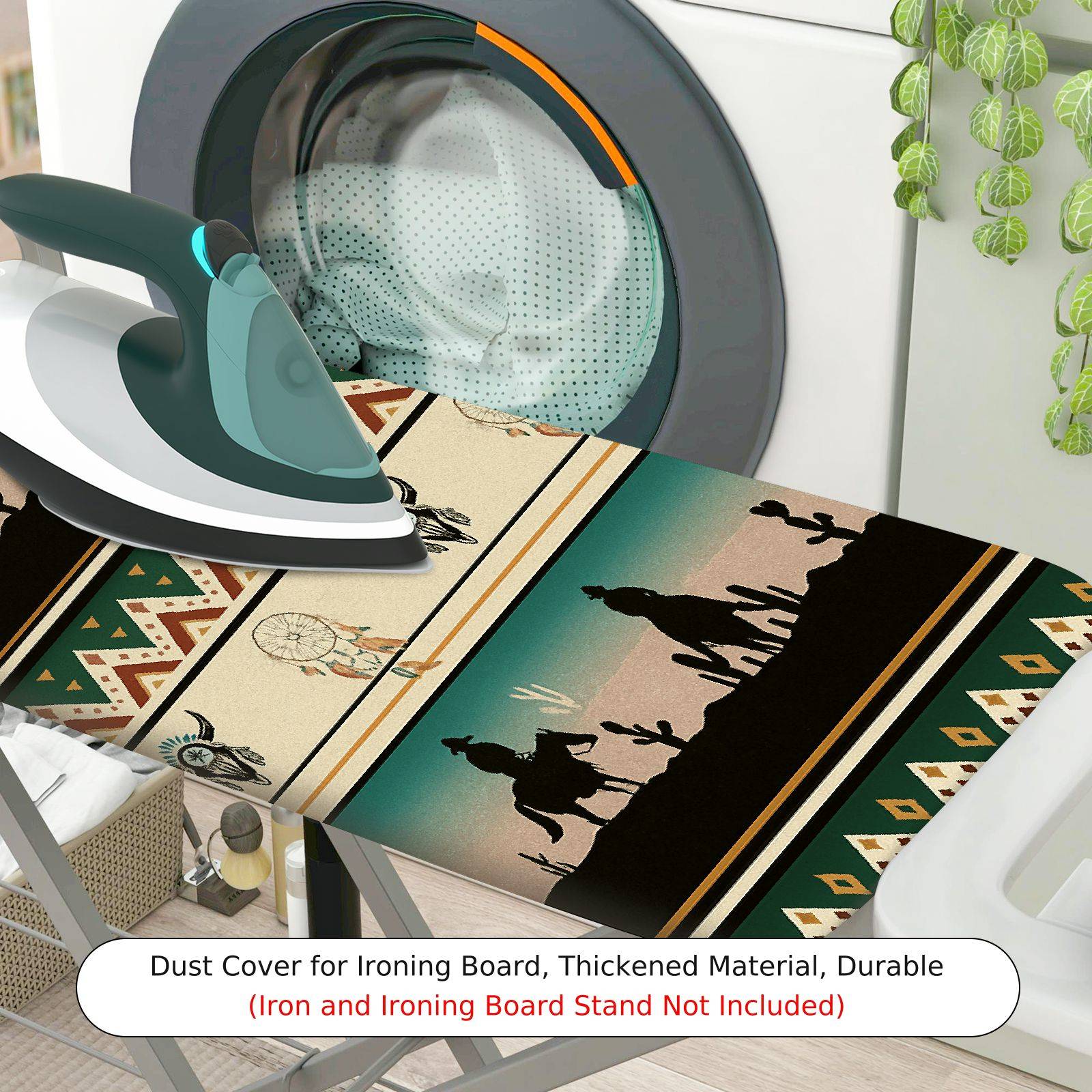 1-Piece Western Tribal Dreamcatcher  Ironing Board Cover, Universal Size, Without Board