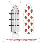 1-Piece Strawberry Pattern Red Fruit Print Cute  Ironing Board Cover, Universal Size, Without Board