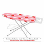 1-Piece Strawberry Fruits Pink  Ironing Board Cover, Universal Size, Without Board