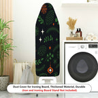1-Piece Christmas Leaf Star  Ironing Board Cover, Universal Size, Without Board