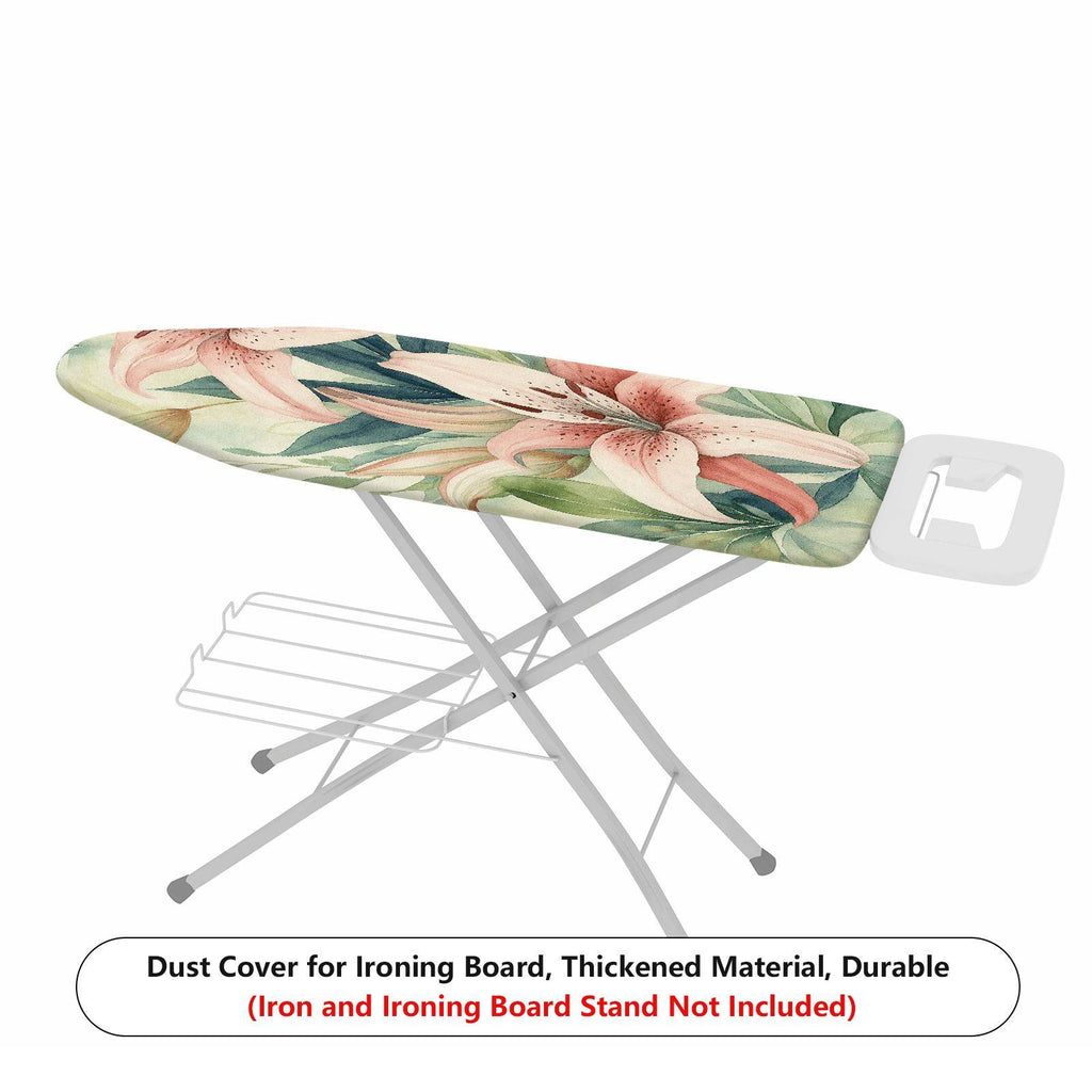 1-Piece Floral Pattern, Tropical Atmosphere, Elegant Design, Household  Ironing Board Cover, Universal Size, Without Board