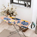 1-Piece Floral Tropical Leaves Yellow  Ironing Board Cover, Universal Size, Without Board