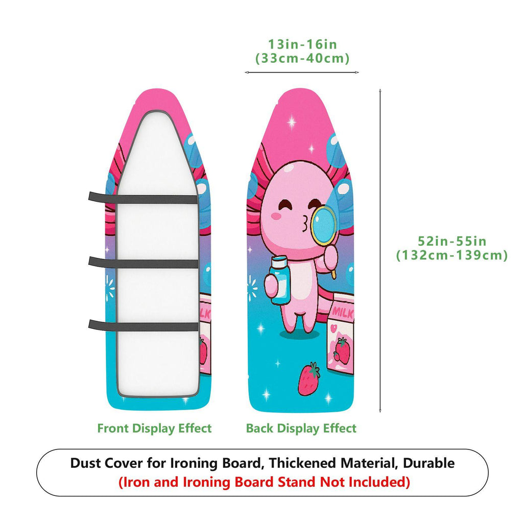 1-Piece Rabbit Strawberry Milk  Ironing Board Cover, Universal Size, Without Board