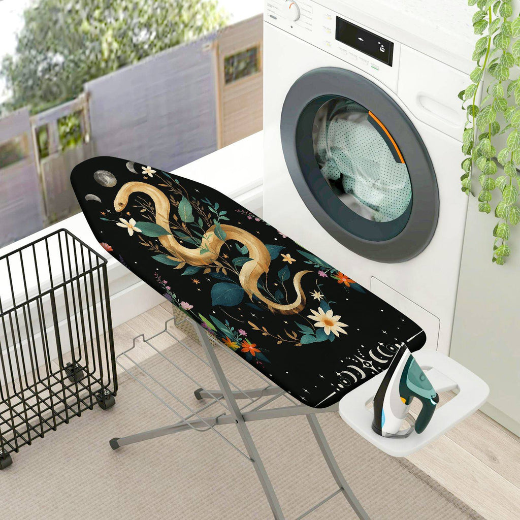 1-Piece Floral Snake Starry  Ironing Board Cover, Universal Size, Without Board