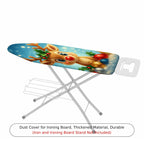 1-Piece Reindeer Christmas Snowflakes  Ironing Board Cover, Universal Size, Without Board