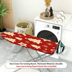 1-Piece Christmas Bell Tree  Ironing Board Cover, Universal Size, Without Board