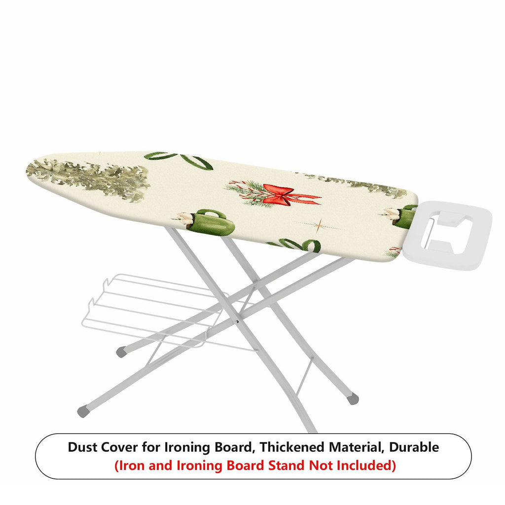 1-Piece Christmas Tree Mug Bow  Ironing Board Cover, Universal Size, Without Board