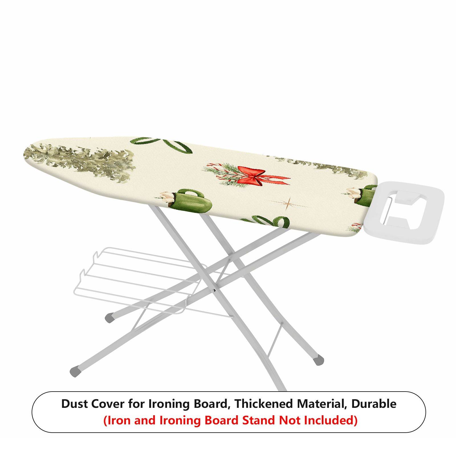 1-Piece Christmas Tree Mug Bow  Ironing Board Cover, Universal Size, Without Board