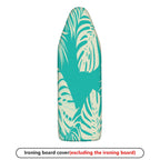 1-Piece Tropical Leaf Green Pattern  Ironing Board Cover, Universal Size, Without Board