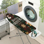1-Piece Christmas Santa Gingerbread  Ironing Board Cover, Universal Size, Without Board