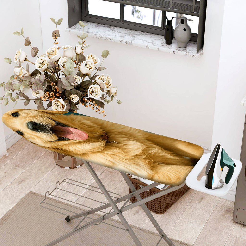 1-Piece Pet Golden Retriever Dog Cute  Ironing Board Cover, Universal Size, Without Board