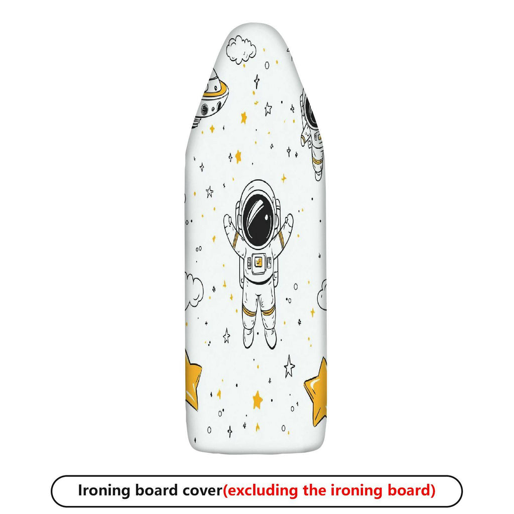1-Piece Astronaut Spaceship Stars  Ironing Board Cover, Universal Size, Without Board