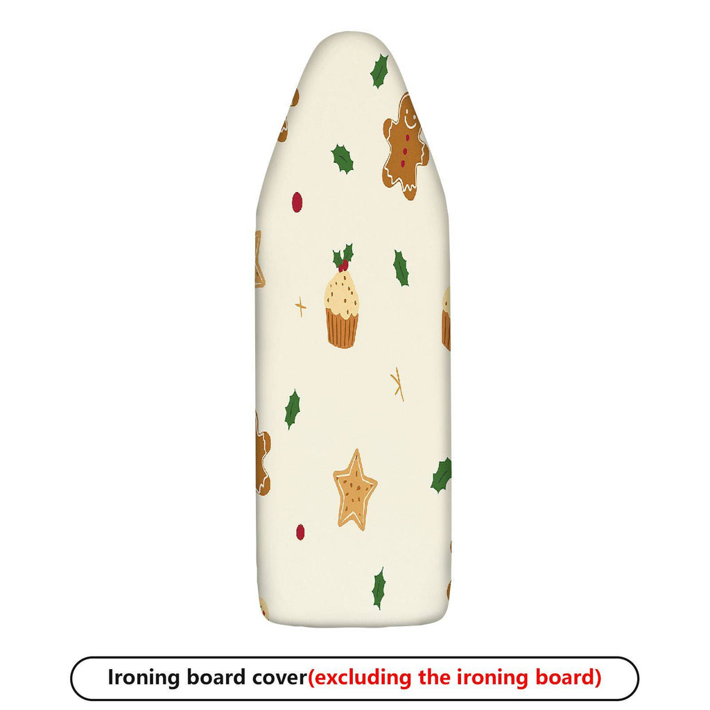 1-Piece Christmas Gingerbread Star  Ironing Board Cover, Universal Size, Without Board